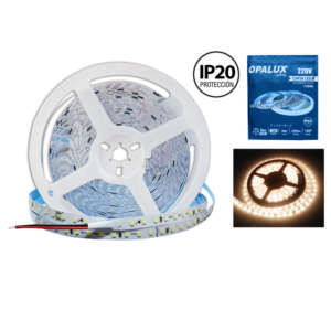 CINTA LED CALIDO120LED 220V OPALUX